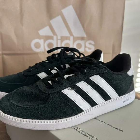 Adidas Breaknet Sleek Black and White Shoes - Picture 7 of 8